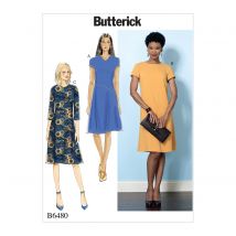 Patron Butterick B6480E5 Robe Femme 42-50 - Butterick - Mondial Tissus