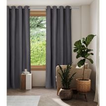 Rideau occultant thermique Viriville gris - Mondial Tissus