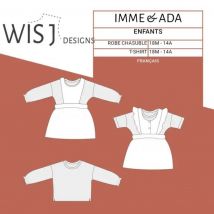 Patron WISJ Imme & ada -robe chasuble &  t-shirt -18 mois à 14ans - WISJ - Mondial Tissus