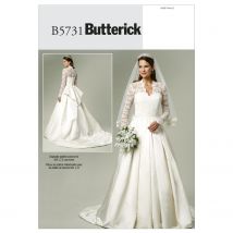Patron Butterick B5731EE Robe de mariage Femme 42-48 - Butterick - Mondial Tissus