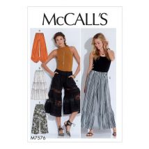 Patron McCALL's M7576Y Pantalon Femme 34-42 - McCall's - Mondial Tissus