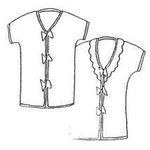 Patron Frégoli 318 - robe de chambre et chaussons - 12 mois - Frégoli - Mondial Tissus