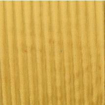 Tissu polaire Minky côtelé jaune - Mondial Tissus