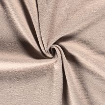 Tissu lainage feutré écru - Mondial Tissus