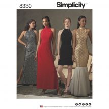 Patron Simplicity S8330.D5 - Robe Soirée 32 - 40 - Simplicity - Mondial Tissus
