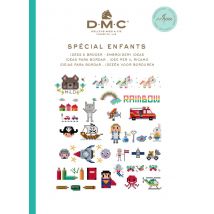 Livre diagramme DMC - Idées à broder spécial enfants - DMC - Mondial Tissus