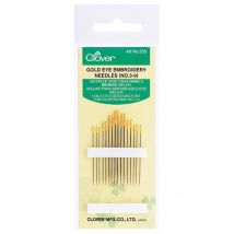 Aiguille pour broderie Oeil d'or n° 3-9 - Clover - Clover - Mondial Tissus