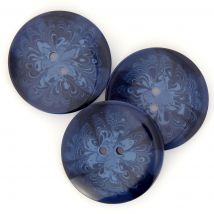 Boutons pour manteau bleu marine 38mm - MT - Mondial Tissus