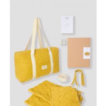 Kit couture sac Suzon tissu matelassé gaze de coton jaune - Promod Couture - Promod Couture - Mondial Tissus