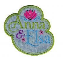 Écusson jean anna et elsa la Reine des neiges - Disney - Mondial Tissus