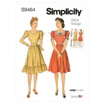 Patron Simplicity S9464.U5 - Robe Jeunes Filles 44 - 52 - Simplicity - Mondial Tissus