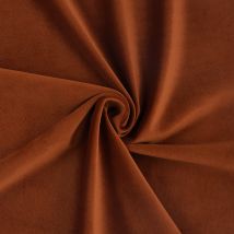 Tissu velours Decker terracotta - Mondial Tissus