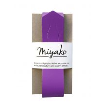 Anse amovible sac Miyako cuir 50x4cm violet - Miyako - Miyako - Mondial Tissus