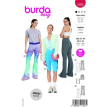 Patron burda n° 5762 leggins 34-48 - Burda - Mondial Tissus