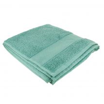 Serviette de toilette à broder verte - Mondial Tissus