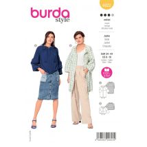 Patron BURDA 6022 - Veste style Parka 36-46 - Burda - Mondial Tissus