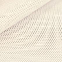 Toile grille ajourée mobilier extérieur PVC - qualité siège - Blanc - Mondial Tissus