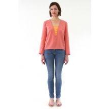 Patron Flora haut droit avec découpe géométrique du 36 au 46 - I AM Patterns - I AM Patterns - Mondial Tissus