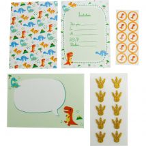 Carte d'invitation enfant déco dinosaure 10 pièces - Mondial Tissus