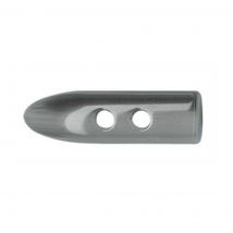 Bouton buchette gris 15mm - Mondial Tissus