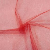Tissu tulle souple en 300cm rouge - Mondial Tissus