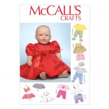 Patron McCall's 7066 Patron de tenues et accessoires pour poupées - McCall's - Mondial Tissus