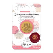 Sceau pour cachet de cire save the date - Bernette - Mondial Tissus
