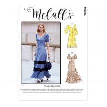 Patron McCALL's 8033A5 Robe longue champêtre SophiaMcCalls - de 34 au 42 - McCall's - Mondial Tissus