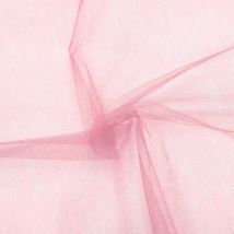 Tissu tulle souple en 300cm rose - Mondial Tissus