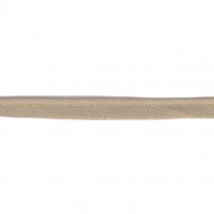 Passepoil lin 10mm taupe - Mondial Tissus