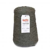 Cône de laine pour tufting 500m gris foncé - Katia