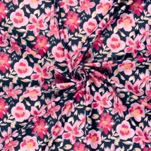 Tissu maillot de bain anti uv recyclé floral tropic - Mondial Tissus