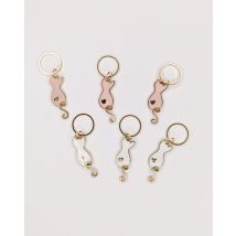 Lot de 6 anneaux marqueurs de maille Chat cœur - Hello Kim - Hello Kim - Mondial Tissus