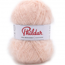 Fil à tricoter Beaugency rose poudré - Phildar - Mondial Tissus