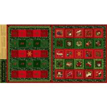 Panneau calendrier de l'Avent Noël - Mondial Tissus