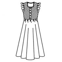 Patron Frégoli 917 - robe femme 36 à 46 - Frégoli - Mondial Tissus