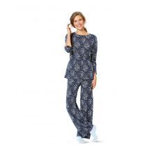 Patron Burda 6261 Pyjama et pyjashort pour femmes du 36 au 46 - Burda - Mondial Tissus