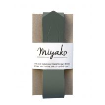 Anse amovible sac Miyako cuir 50x4cm kaki fumé - Miyako - Miyako - Mondial Tissus