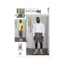 Patron Know Me ME2117A haut tricot homme S au XXL - Know Me - Mondial Tissus