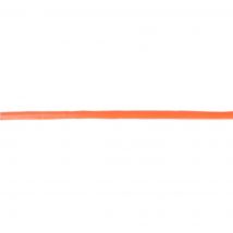 Lacette simili cuir 3mm orange au mètre - Mondial Tissus