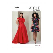 Patron Vogue V2087H5 robe cérémonie femme 34-42 - Vogue - Mondial Tissus