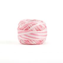 Pelote perlé 10gr rose et blanc - MT - Mondial Tissus