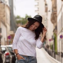 Patron blouse à plis Violette 34 au 52 - Maison Fauve - Maison Fauve - Mondial Tissus