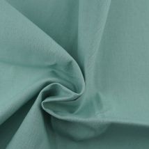 Tissu demi natté uni jade grande largeur - Mondial Tissus