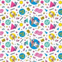 Tissu coton Bugs Bunny fun 80s multico - Mondial Tissus