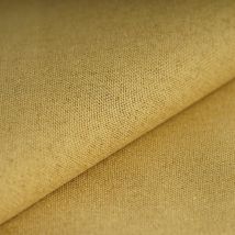Tissu occultant effet Lin jaune - Mondial Tissus