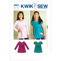Patron KWIK SEW K3861OS Tunique enfant - Kwik Sew - Mondial Tissus
