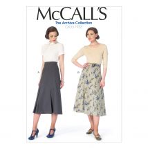 Patron McCall's 6993A5 Jupe vintage 1930's midi et ceinture - Femme 34-42 - McCall's - Mondial Tissus