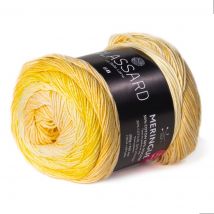 Maxi Pelote de fil à tricoter Meringue jaune 550 m - Plassard