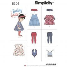 Patron Simplicity S8304.A - 1 - 18 Mois - Simplicity - Mondial Tissus